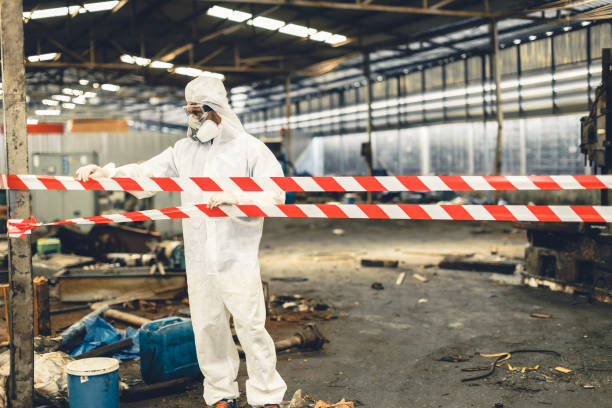 Professional Trauma Scene Cleanup technician working in Van Buren, MO